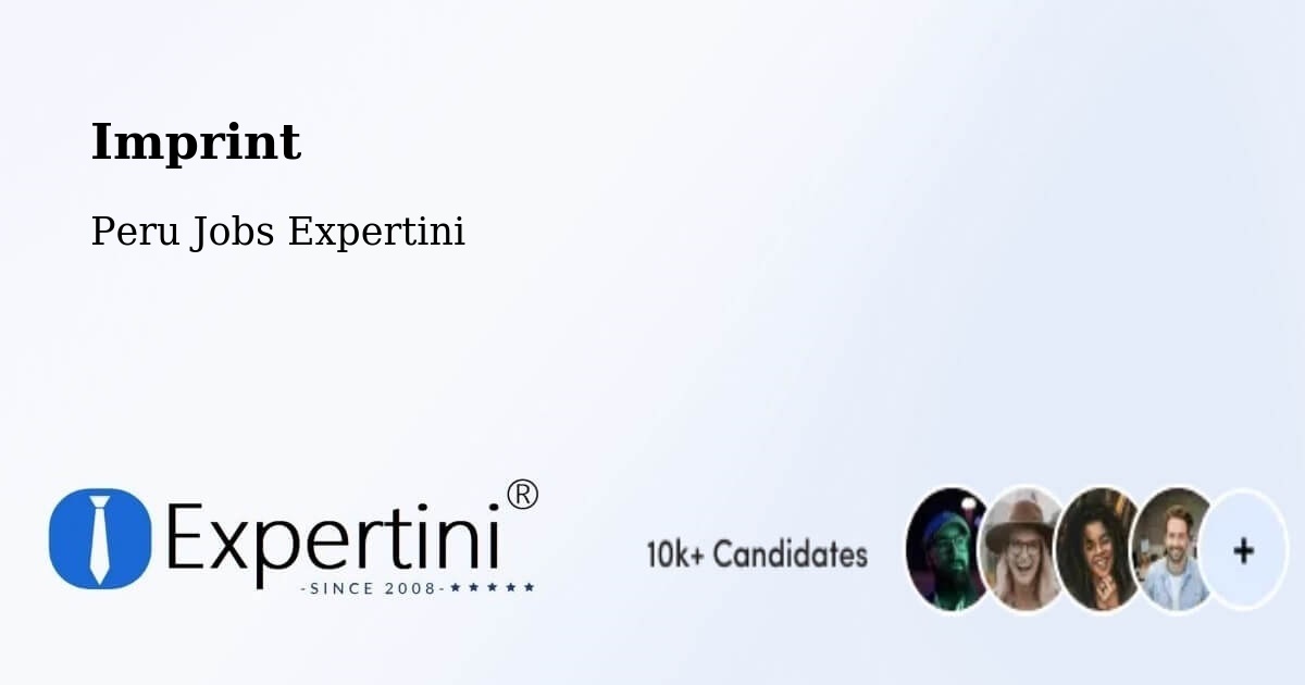 Imprint – Peru - Peru Jobs Expertini